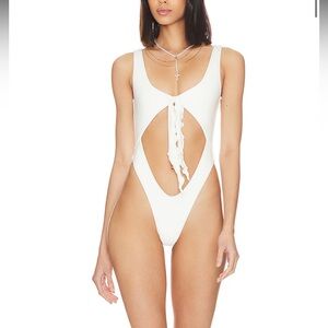 Revolve one piece swim suit size small